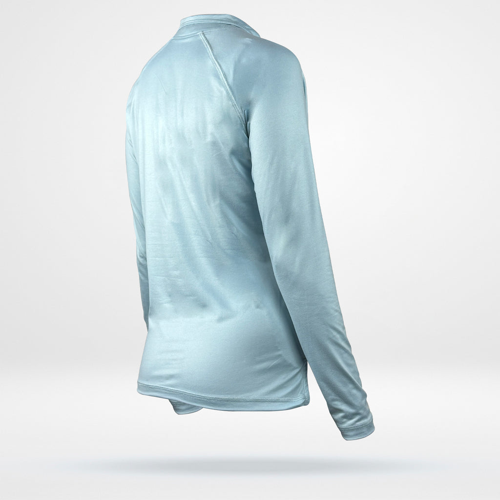 Women's 1/4 Zip - Light Blue - Mach