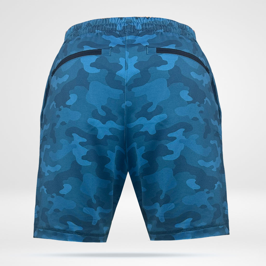 Men's Reyes Shorts in Blue Camo - Catalina