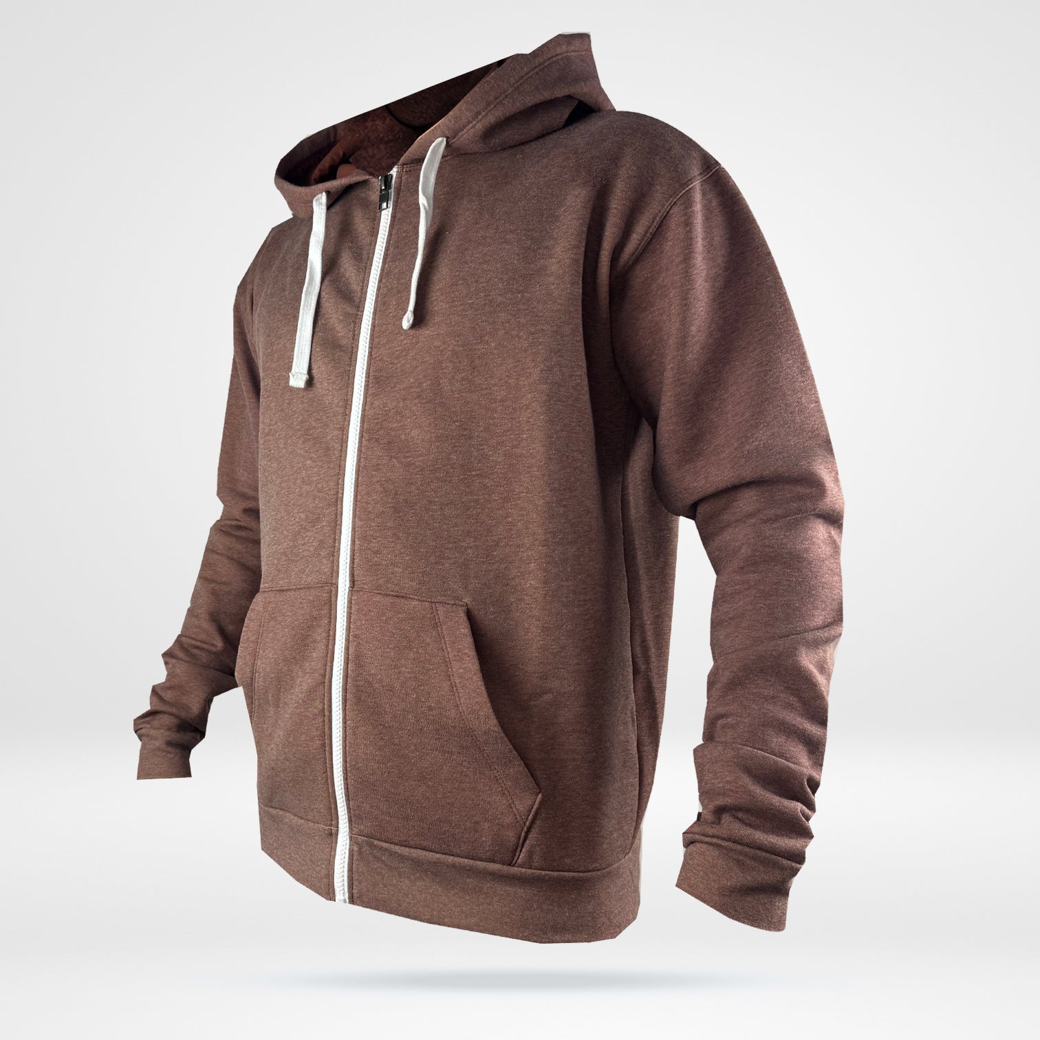 Test Men's Zip Up Hoodie - Fleece