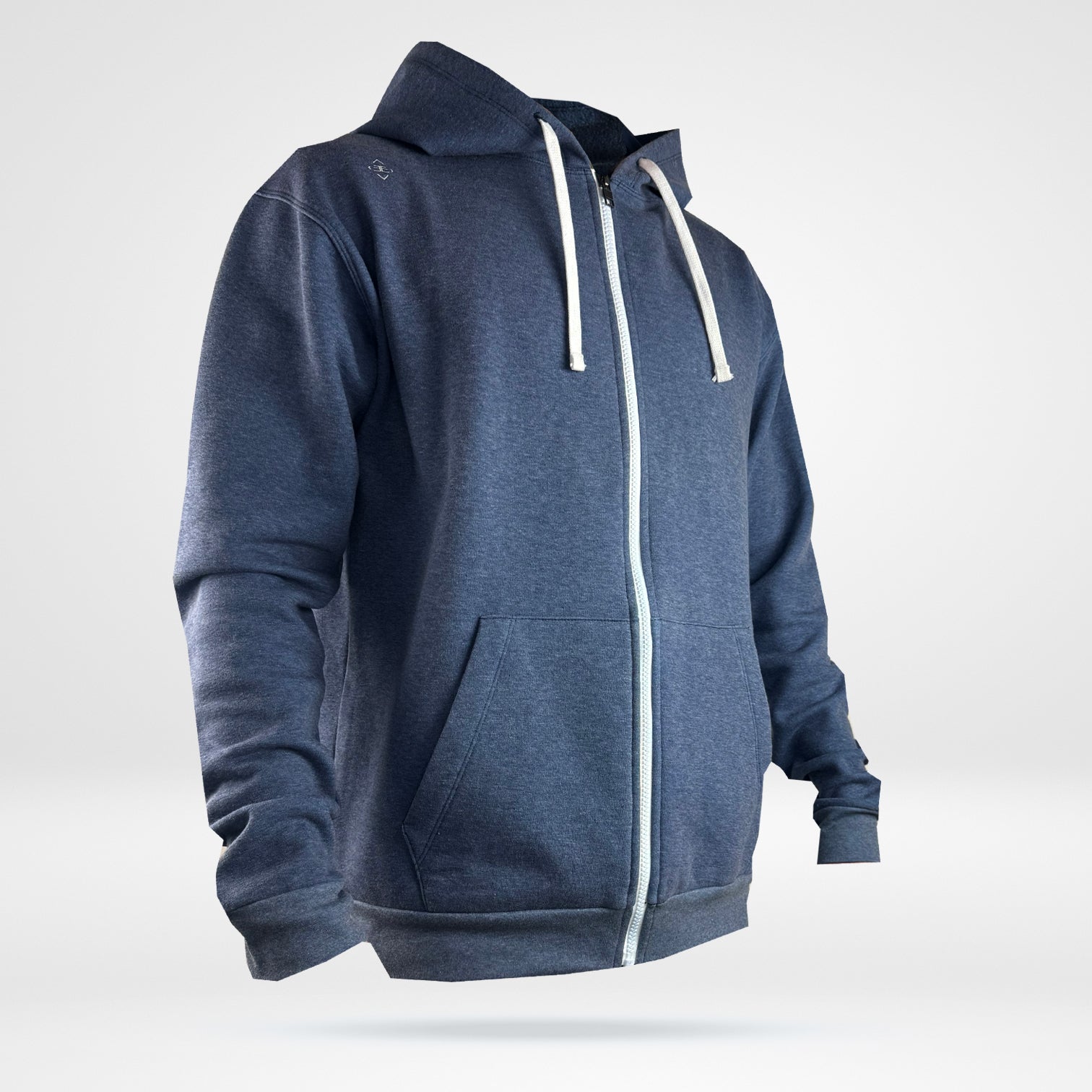 Test Men's Zip Up Hoodie - Fleece