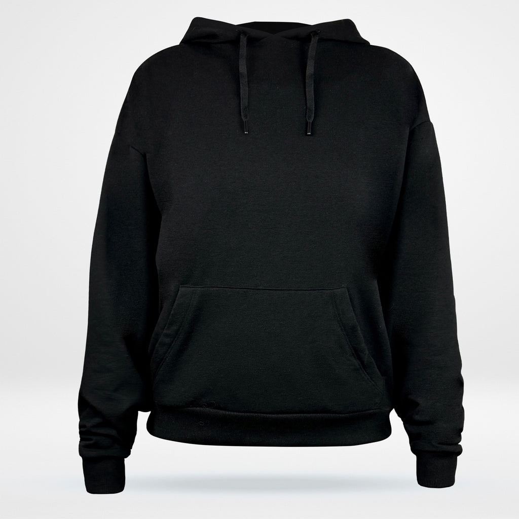 Women's Oversized Hoodie - Black Fleece