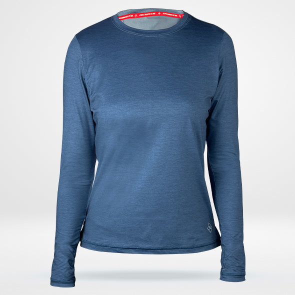 Women's DezTek Lite Collegiate Performance Shirt - Heathered Blue