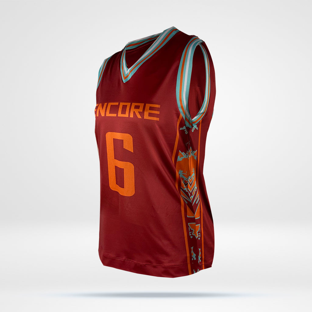 Women's Pivot Basketball Jersey - DezTek Heavy