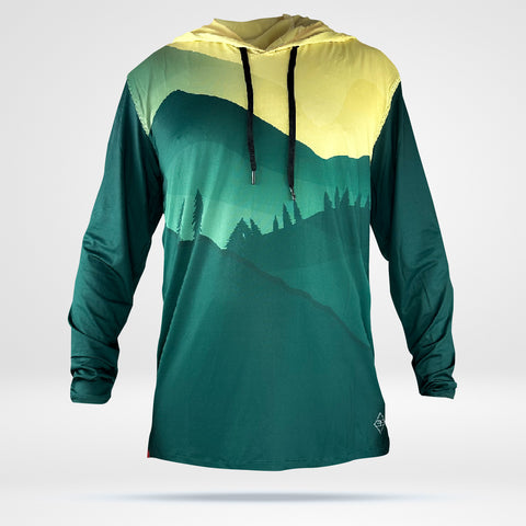 Men's BSE Green and Yellow Mountains - DezTek