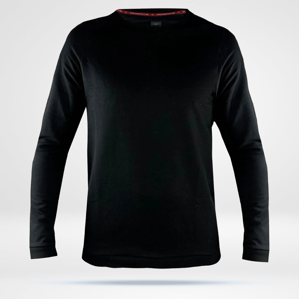 Men’s Crewneck Sweatshirt - Black - Fleece