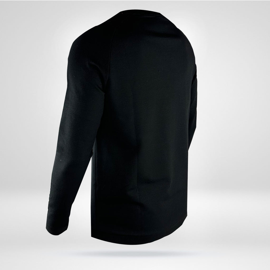 Men’s Crewneck Sweatshirt - Black - Fleece