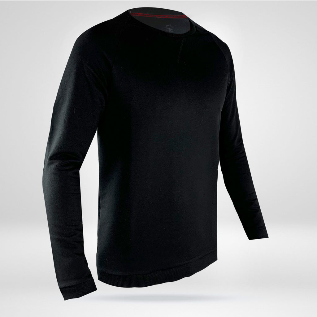 Men’s Crewneck Sweatshirt - Black - Fleece