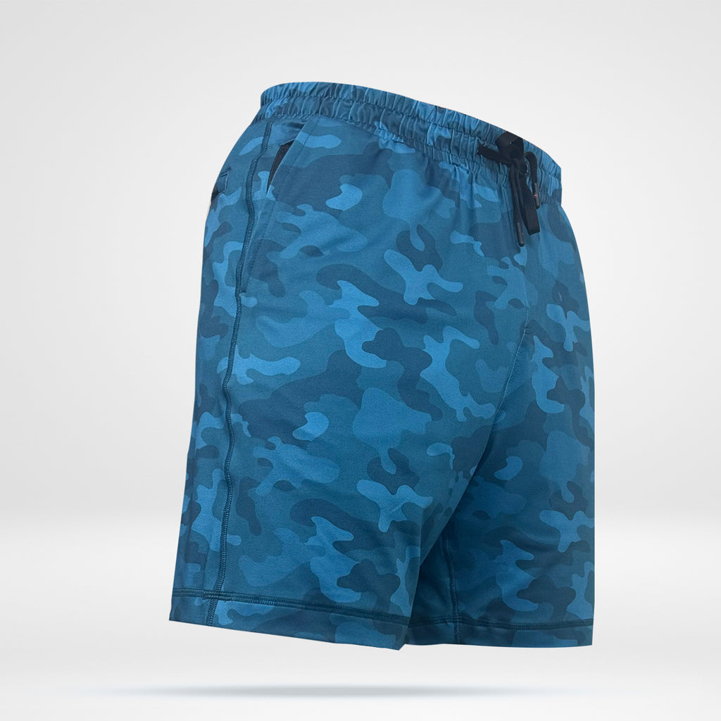 Men's Reyes Shorts in Blue Camo - Catalina