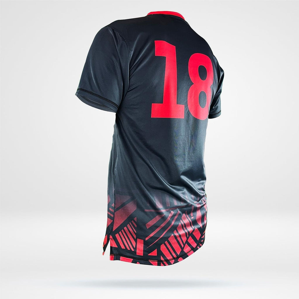 Men's Amp Soccer Jersey - X- Black - DezTek