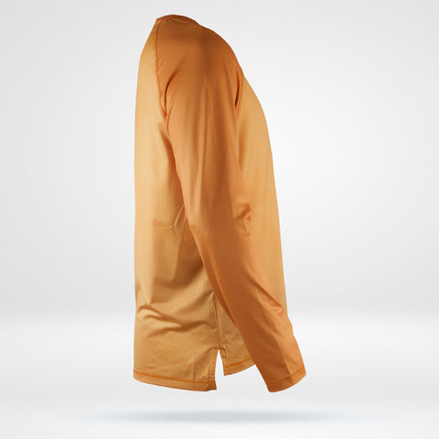 Men's Pro Long Sleeve Performance Tee - Burnt Orange